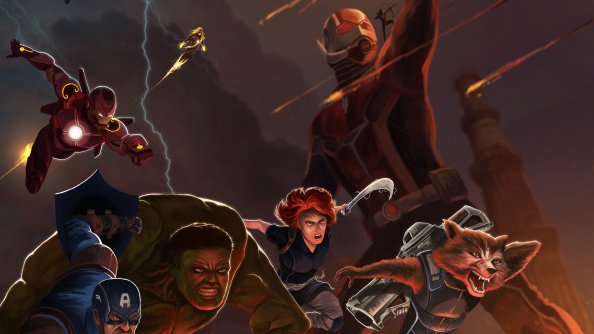 Avengers Endgame Assemble Artwork 4k