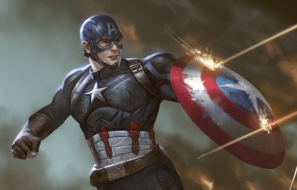 Captain America Shield Artwork HD