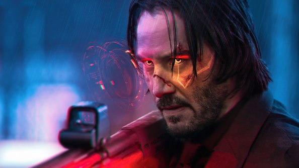 Cyberpunk 2077 John Wick 5k