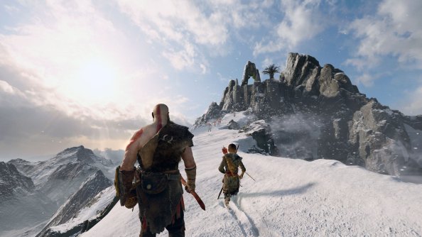 4k God Of War 4 Kratos And Atreus 2018