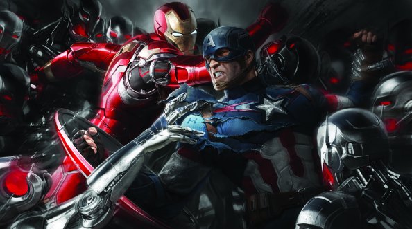 Iron Man And Captain America 5K Artwork