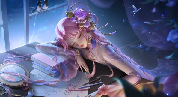 Honor Of Kings Pink Hair Anime Girl