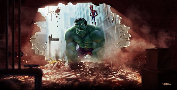 Hulk And Spider Man