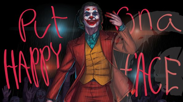 Joker Put Happy Face