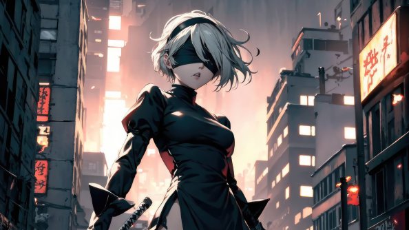 YoRHa 2B NieR Automata 4k