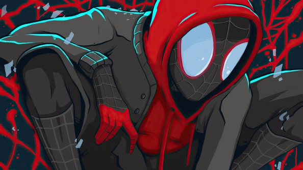 Spiderman Miles 4k Artwork