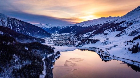 Davos Switzerland 4k
