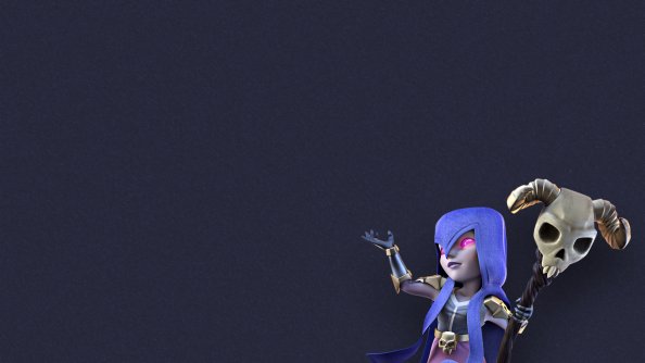 Witch Clash Of Clans Artwork
