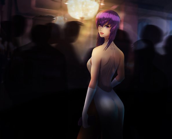 Ghost In The Shell Anime Girl Art 8k