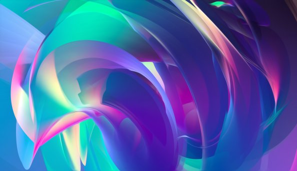 Abstract 3d Curve Doodle