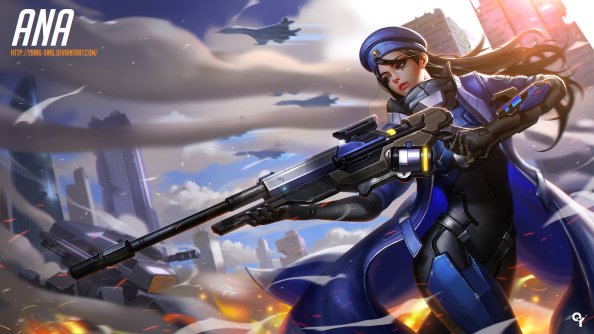 Overwatch Ana Art