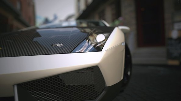 Lamborghini Front View Matte