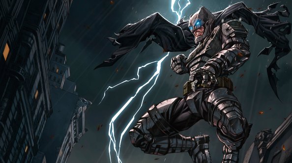 Batman In Fighting Mode