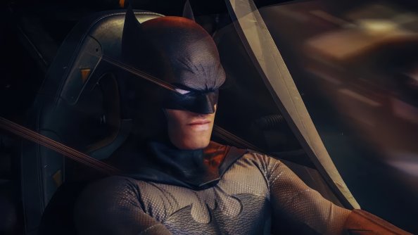 Batman Driving Batmobile