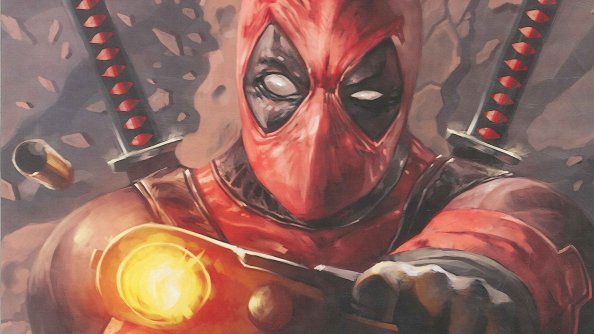 Deadpool Paint Art