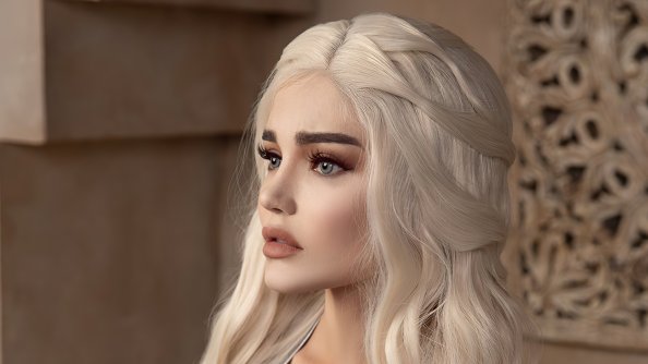 Khalesi Cosplay 4k