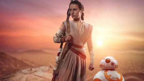 Rey And Bb8 Cosplay 4k