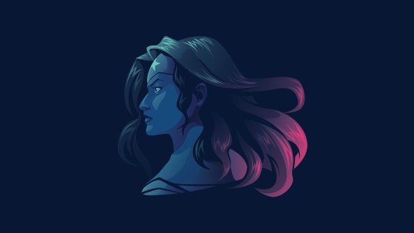 Wonder Woman Minimalist 4k
