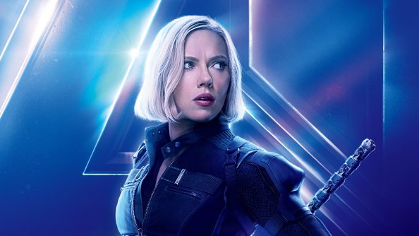 Black Widow In Avengers Infinity War New 8k Poster
