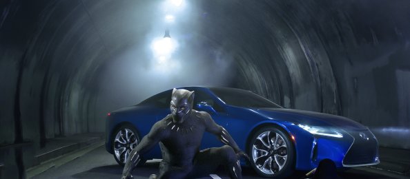 Lexus Black Panther LC 500 2018 Movie