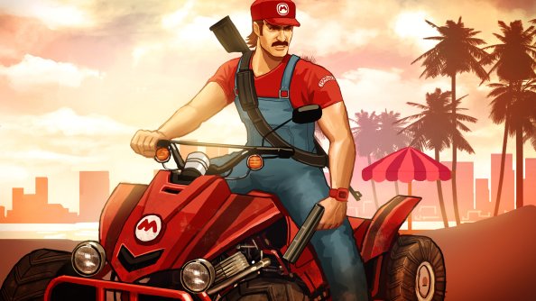 Grand Theft Auto Mario Kat