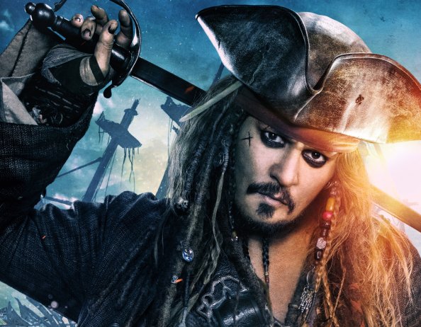 Jack Sparrow In Pirates Of The Caribbean Dead Men Tell No Tales Movie