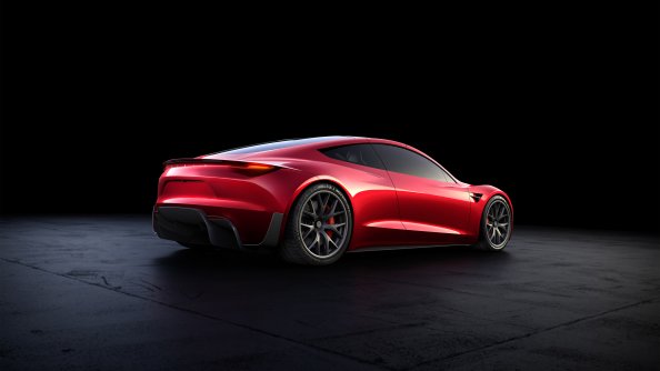 Tesla Roadster Rear Look