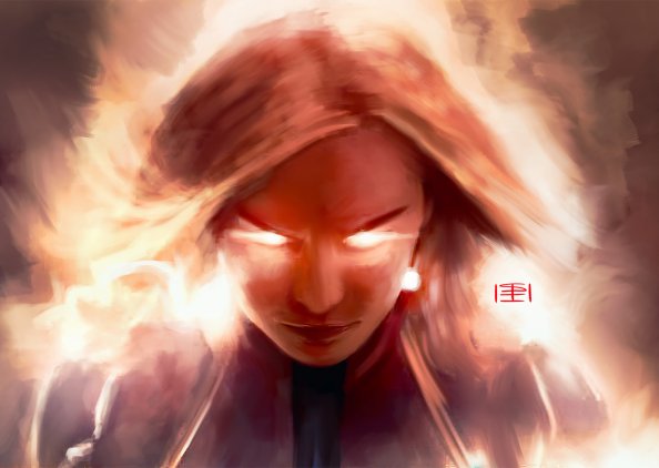 Captain Marvel Movie Artwork