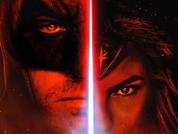 Batman Wonder Woman Star Wars Style Fan Art