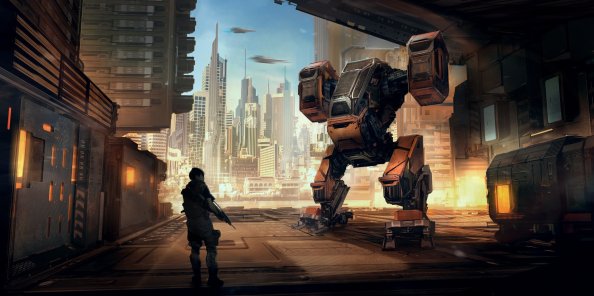 Robot Science Fiction Scifi Art
