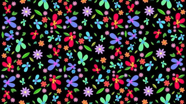 Petals Floral Flowers Abstract Dark 5k