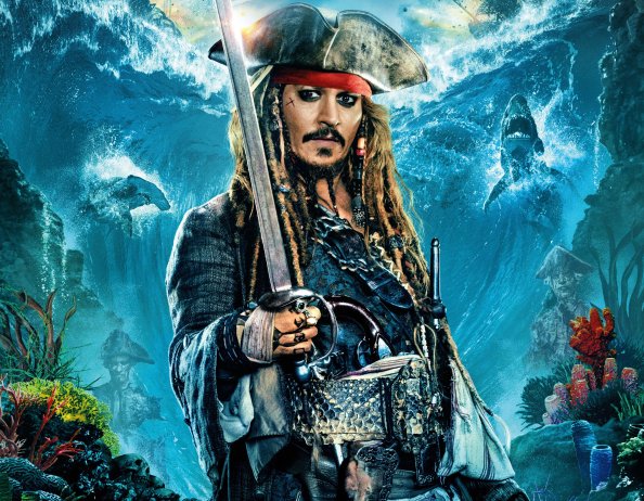 Jack Sparrow In Pirates Of The Caribbean Dead Men Tell No Tales
