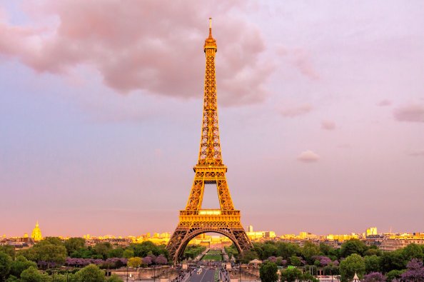 Eiffel Tower In Paris