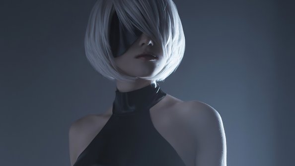 Nier Automata Short Hair Cosplay 4k