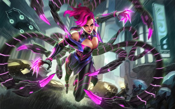 Smite Daji Cyber Fox 4k