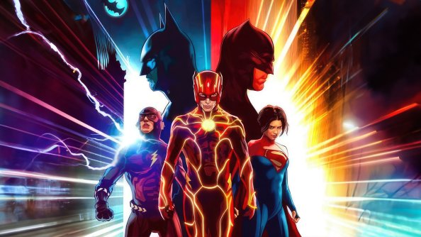 The Flash Movie Poster Art 4k