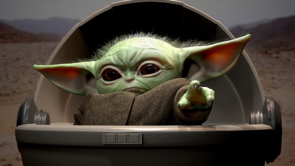 Baby Yoda 4k Art