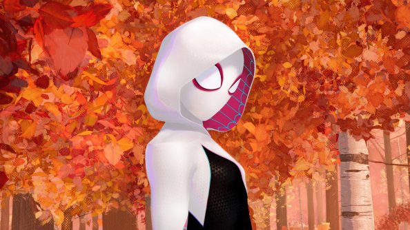 Gwen Stacy In Spider Man Into The Spider Verse Movie