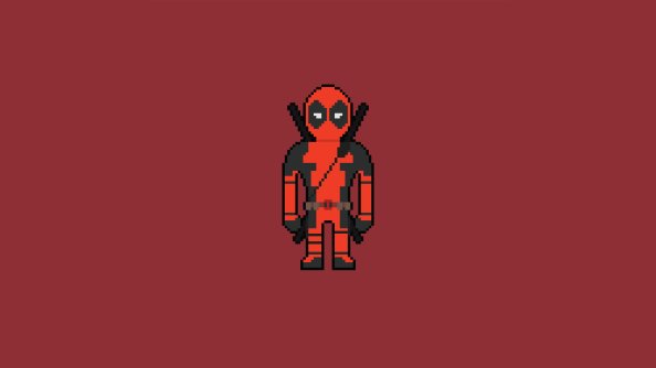 Pixel Deadpool Art