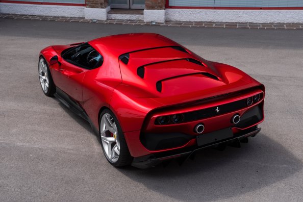 Ferrari SP38 Rear View 4k