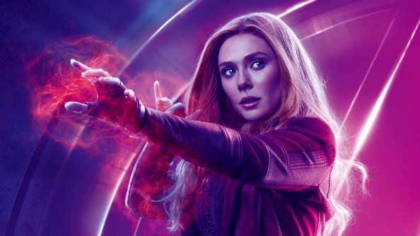 Wanda Maximoff In Avengers Infinity War 8k Poster