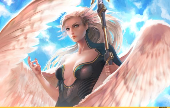 Mercy Overwatch Beautiful Artwork