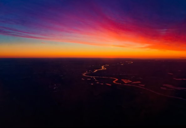 Colorful Horizon Sky 5k