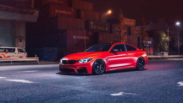 Red Bmw M4