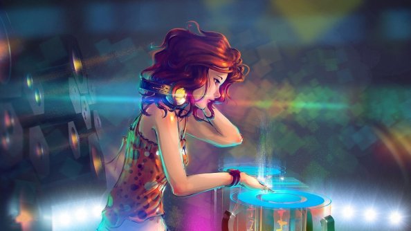 Anime DJ Girl