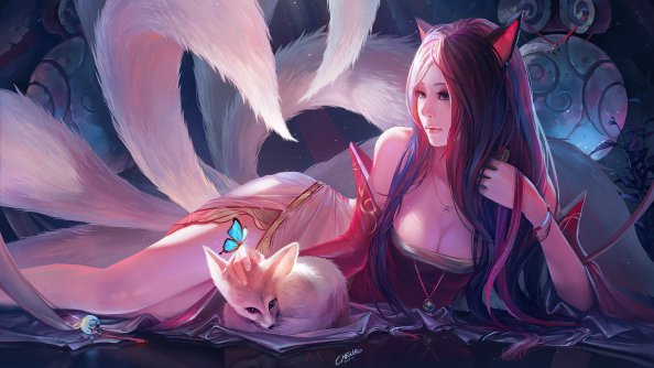 Ahri Digital Art