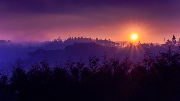 Beautiful Morning Landscape Sky Cloud 8k