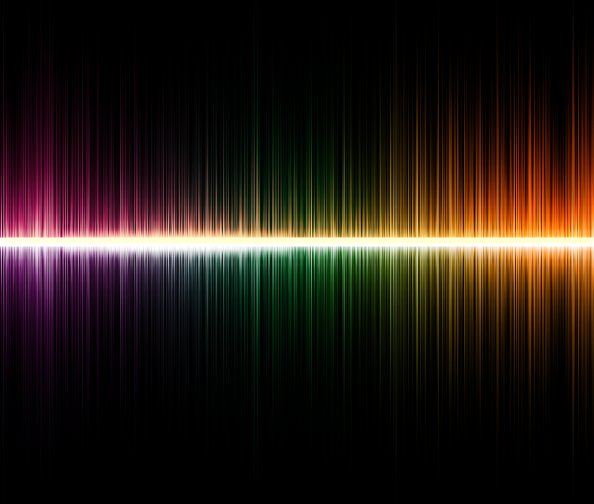 Colorful Waves Digital Art Abstract