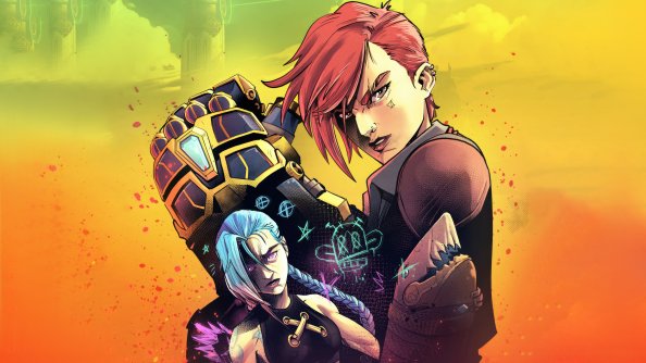 Vi And Jinx Arcane Art 5k