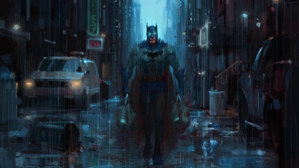 Batman And The Cat 4k